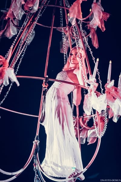 Flying Chandelier SVETLANA arts showact